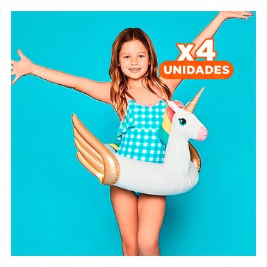 PACK4 DETALLE BLANCO CON ALAS DORADAS DECORACION FESTIVA PARA HOGAR