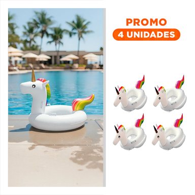 PACK4 FLOTADOR INFLABLE CON ASA PARA PISCINA Y PLAYA USO VERANO Y+REGALO STICKER