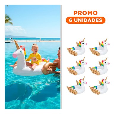 PACK6 ACCESORIO BLANCO CON ALAS DORADAS DECORACION FESTIVA PARA HOGAR