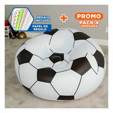 PACK4 MUEBLE INFLABLE PARA SALA O TERRAZA Y+PAPEL REGALO