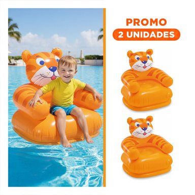 PACK2 BUTACA INFLABLE INFANTIL PARA ACTIVIDADES RECREATIVAS