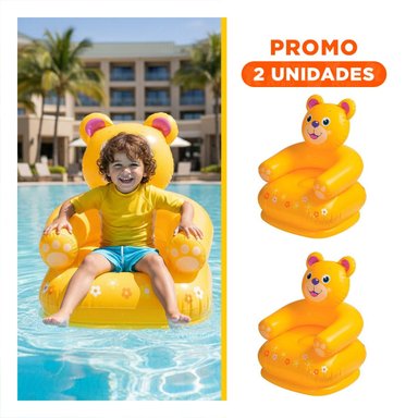 PACK2 BUTACA INFANTIL PARA AMBIENTES INTERIORES INFLABLE