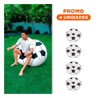 PACK4 ACCESORIOS INFLABLES PARA DIVERSION Y RELAX FAMILIAR Y+REGALO STICKER