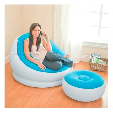 SOFA Y ASIENTO INFLABLE PARA ACTIVIDADES RECREATIVAS EN CASA