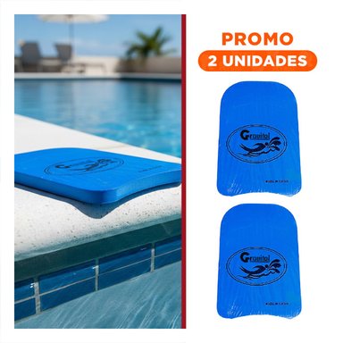 PACK2 ARTICULO PARA NATACION PLANO AZUL GRAVITAL PARA USO EN PISCINA