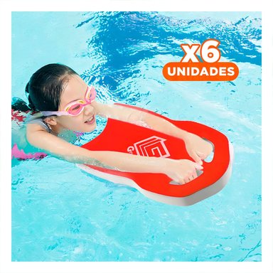 PACK6 MATERIAL DE NATACION GRAVITAL ST 23 CON CINTURA ROJA PARA PRACTICA Y+REGALO STICKER