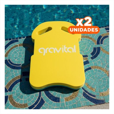 PACK2 DISPOSITIVO ACUATICO GRAVITAL ST 23 CON CINTURA RESISTENTE AMARILLO CASA Y+REGALO STICKER