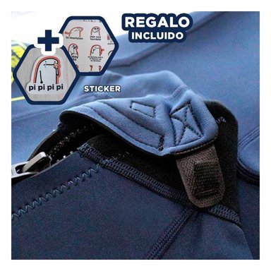 HOMBRE NEOPRENO MODA COMODA PARA SURF Y BUCEO AZUL TALLA L Y+REGALO STICKER
