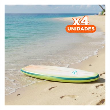 PACK4 TABLA PARA VERANO INFLABLE INTEX BLANCO VERDE PARA PISCINA FAMILIAR
