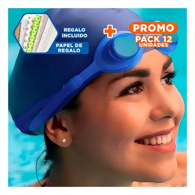 PACK12 ACCESORIO DE NATACION RESISTENTE Y COMODO PARA PISCINA Y+PAPEL REGALO