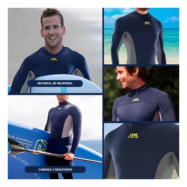 BUCEO NEOPRENO HOMBRE ESTILO COMODO PARA MAR Y PISCINA AZUL TALLA L Y+POST IT