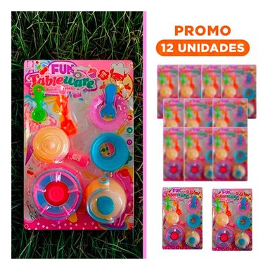 PACK12 KIT DE COCINA CON UTENSILIOS Y TETERA Y+REGALO STICKER - 1