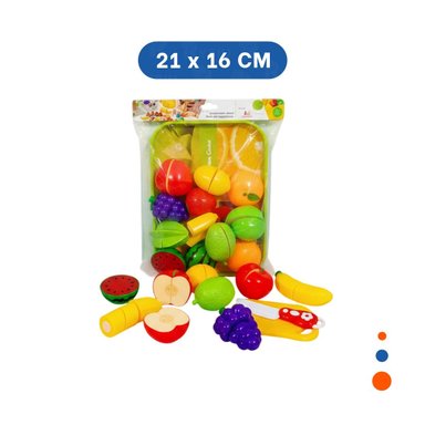 PACK2 MODELO COCINA DE FRUTAS PARA CORTAR CON BANDEJA Y TABLA PARA PICAR Y+REGALO STICKER - 4