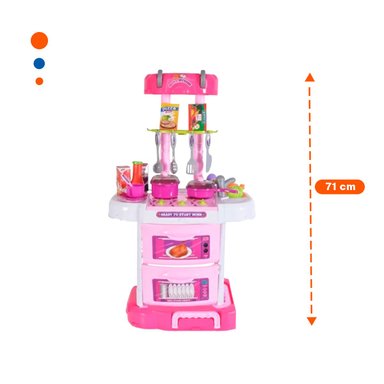COLECCION COCINA MALETIN TRES EN UNO SET CREATIVO HOGAR Y+REGALO STICKER - 4
