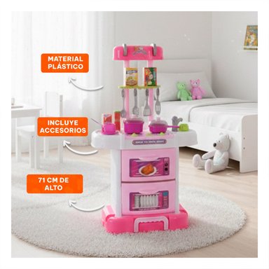 COLECCION COCINA MALETIN TRES EN UNO SET CREATIVO HOGAR Y+REGALO STICKER - 5