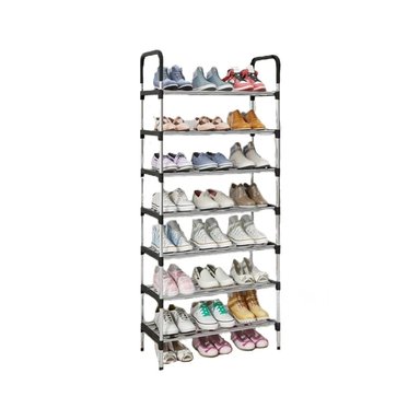 PACK2 PORTAZAPATOS VERTICAL 7 NIVELES MULTI NIVEL PARA GUARDAR CALZADO NEGRO Y+REGALO STICKER - 2