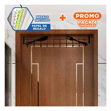 PACK4 MUEBLE AUXILIAR 45X10 CM NEGRO CON DISEÑO DURADERO EN SU VIVIENDA Y+PAPEL REGALO