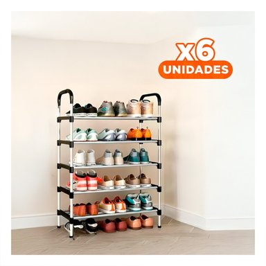 PACK6 CLASIFICADOR VERTICAL COLGANTE MULTI NIVEL PARA USO FAMILIAR NEGRO Y+REGALO STICKER