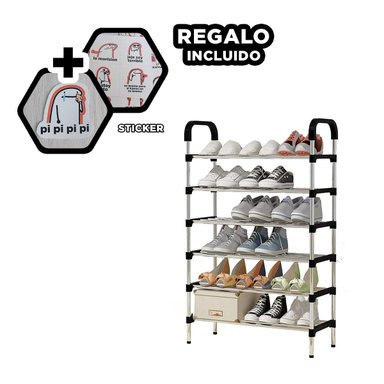 ARTÍCULO COLGANTE PARA USO FAMILIAR Y ORDEN DE CALZADO NEGRO Y+REGALO STICKER