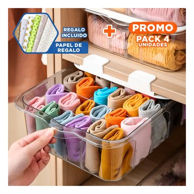 PACK4 ARTICULO DE MENAJE GRIS TRANSPARENTE DE ESTILO ACTIVO EN VIVIENDA Y+PAPEL REGALO