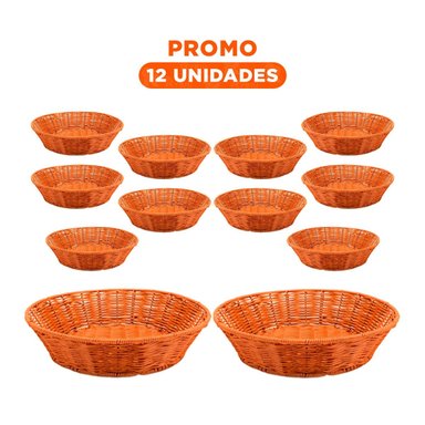 PACK12 SISTEMA CIRCULAR DE PLASTICO TEJIDO PARA ORDEN EN CASA Y+REGALO STICKER
