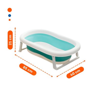 PACK4 CUADRO PLEGABLE PARA BEBE SEGURA, FUNCIONAL Y FACIL DE GUARDAR VERDE Y+REGALO STICKER - 4
