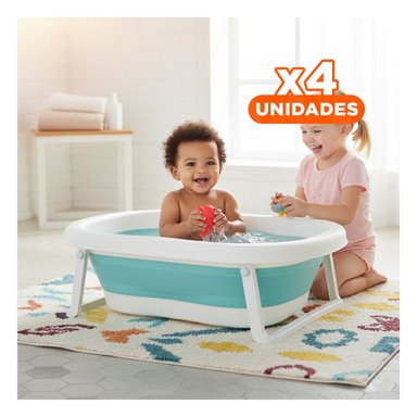 PACK4 CUADRO PLEGABLE PARA BEBE VERSATIL, RESISTENTE Y FUNCIONAL VERDE