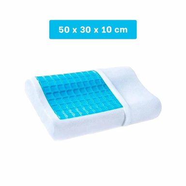 PACK2 ESTILO CERVICAL ORTOPEDICO CON GEL PARA APOYO NOCTURNO Y BIENESTAR Y+REGALO STICKER - 4