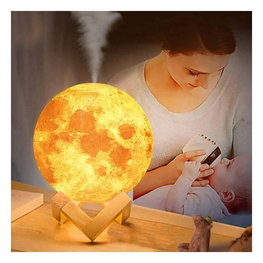 PACK4 VAPOR DECORATIVO CON LAMPARA HUMIDIFICANTE EN FORMA DE LUNA Y+PAPEL REGALO - 2