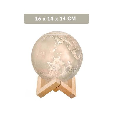 PACK2 NOCHE HUMIDIFICANTE CON ILUMINACION DE LUNA PARA HOGAR Y+PAPEL REGALO - 4
