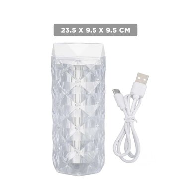 PACK4 APARATO AROMATICO HUMIDIFICADOR INTELIGENTE 1L CRISTAL CON LED ELEGANTE Y+REGALO STICKER - 4