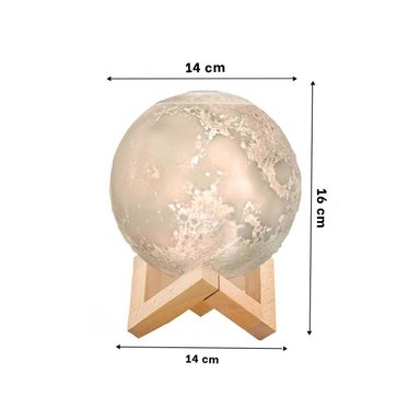 PACK6 LUNA DECORATIVA CON FUNCION HUMIDIFICANTE Y LUZ AMBIENTAL - 4