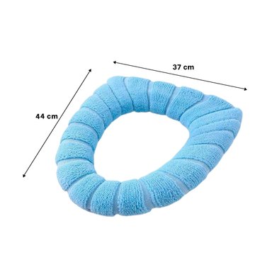 PACK12 BASE TEXTIL PARA INODORO AFELPADA SUAVE Y CALIDA EN TEMPORADA FRIA HOGAR Y+PAPEL REGALO - 4