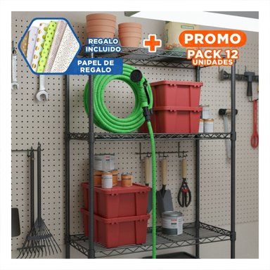 PACK2 SISTEMA DE RIEGO EXPANDIBLE DE 60 METROS LIVIANO PARA PATIO Y CASA VERDE