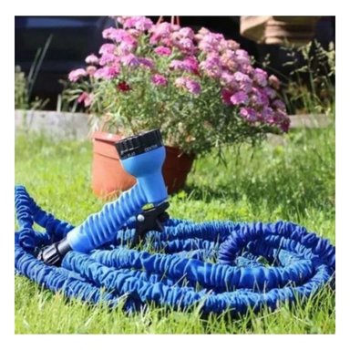 PACK12 EQUIPO JARDIN EXPANDIBLE DE 22 METROS AZUL PARA RIEGO COMODO - 3