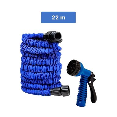 PACK12 EQUIPO JARDIN EXPANDIBLE DE 22 METROS AZUL PARA RIEGO COMODO - 4