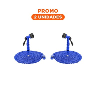 PACK2 CINTA EXTERIOR 30 METROS - AZUL EXPANDIBLE PARA PATIO Y PLANTAS