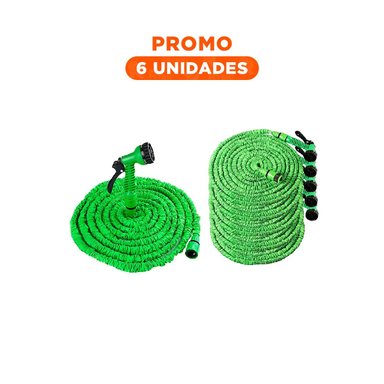 PACK6 ALTERNATIVA EXPANDIBLE DE RIEGO DE 30 METROS PARA JARDÍN Y CASA