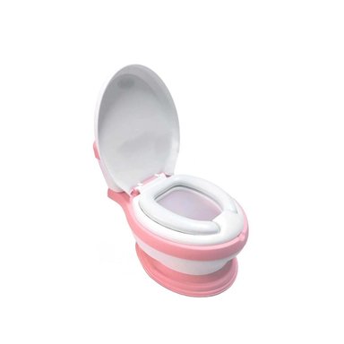 PACK4 VERSION SANITARIA INFANTIL ROSADO PARA CASA CON DISENO COMPACTO Y+PAPEL REGALO - 3