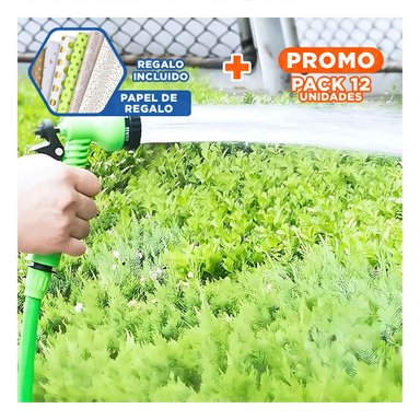 PACK12 FORMATO AJUSTABLE DE RIEGO DE 30 METROS PARA JARDÍN Y CASA Y+PAPEL REGALO