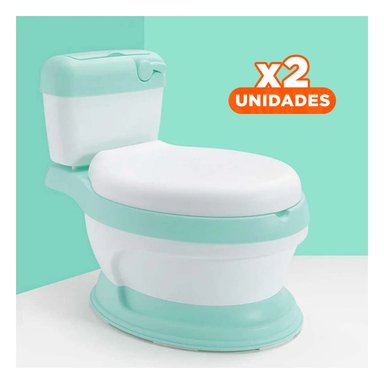 PACK2 COMPACTO INFANTIL VERDE PARA CASA CON DISENO PRACTICO Y USO DIARIO Y+REGALO STICKER