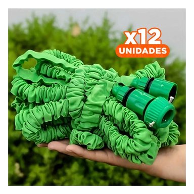 PACK12 UTENSILIO FLEXIBLE PARA RIEGO DE PLANTAS Y LIMPIEZA DE PATIOS DEL HOGAR