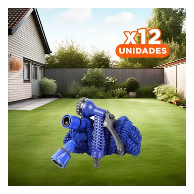 PACK12 MODELO RETRÁCTIL DE RIEGO DE 15 METROS PARA EL CUIDADO DEL JARDÍN
