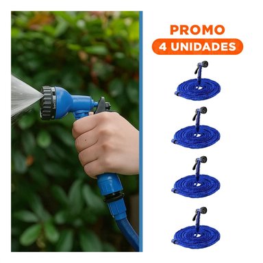 PACK4 EXTENSION DE AGUA EXPANDIBLE DE 60 METROS PORTATIL PARA USO EN HOGAR Y+REGALO STICKER
