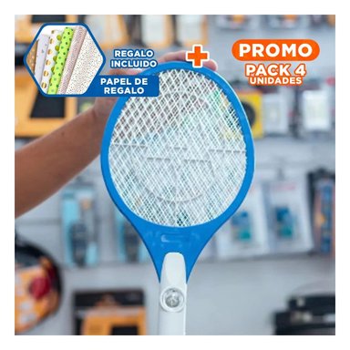 PACK4 INSTRUMENTO MOSQUITERA MULTIFUNCIONAL PARA CAMPING PATIO Y VIAJES AZUL Y+PAPEL REGALO - 1