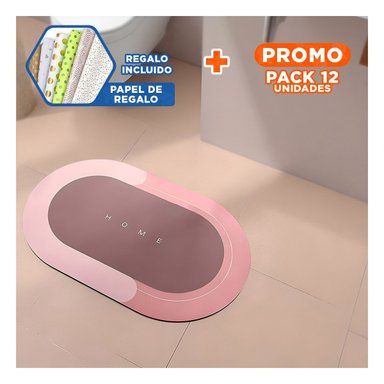 PACK12 MANTEL COMODO HOME ROSADO MATERIAL RESISTENTE Y FACIL DE LIMPIAR EN CASA Y+PAPEL REGALO