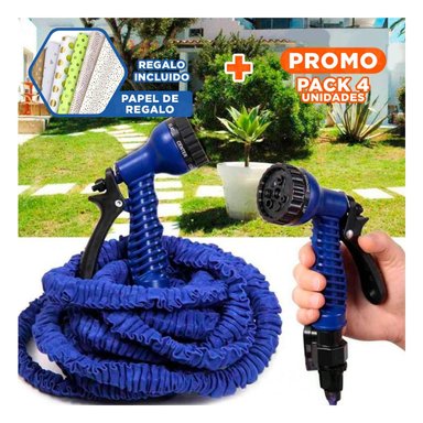 PACK4 HERRAMIENTA EXPANDIBLE PARA RIEGO DE JARDINES Y ASEO DE ESPACIOS Y+PAPEL REGALO