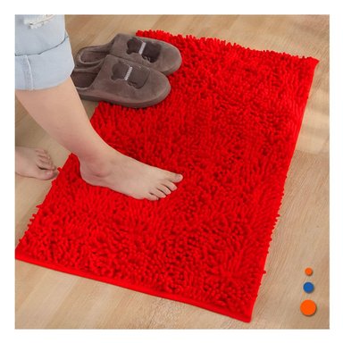 PACK4 COBIJA SUAVE MICROFIBRA 40X60CM ROJO DISENO COMODO Y FACIL DE LIMPIAR Y+PAPEL REGALO - 2