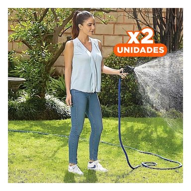 PACK2 ACCESORIO EXPANDIBLE PARA RIEGO Y LIMPIEZA DE PATIOS TERRAZAS Y JARDINES Y+REGALO STICKER