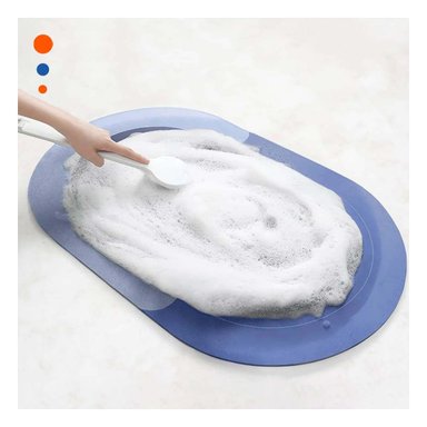 PACK12 TAPIZ FUNCIONAL HOME AZUL ACERO DISENO COMODO Y FACIL DE LIMPIAR EN CASA - 2